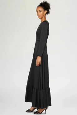 Clearance Abito Lungo in Seta Donna Abiti