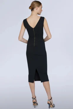 Discount Abito Midi Aderente Donna Abiti