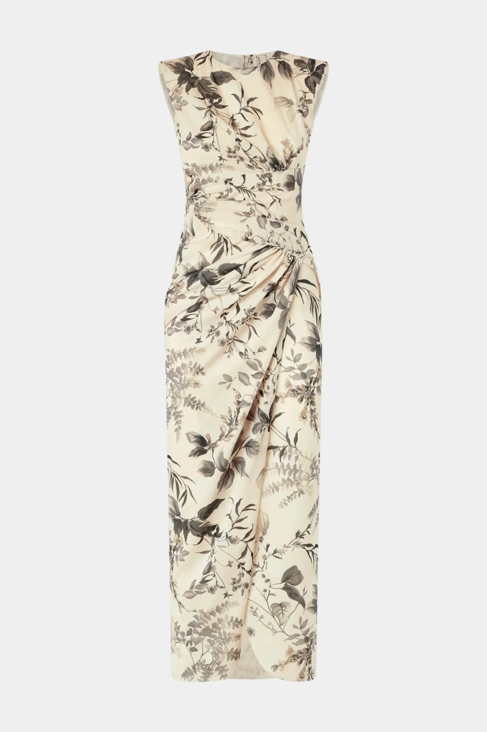 Hot Abito Midi Stampa Tropicale Donna Abiti