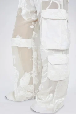 Fashion Bianca Donna Pantaloni