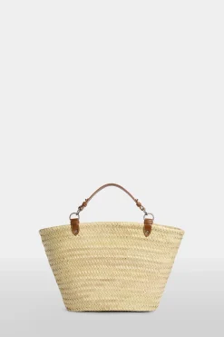 Outlet Borsa di Paglia Grande Marrone Donna Borse