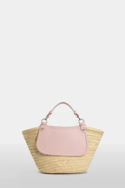 Outlet Borsa di Paglia Grande Rosa Donna Borse