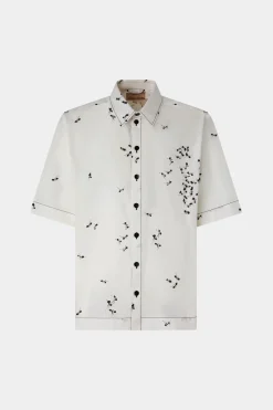 New Camicia con Stampa Formiche Uomo Uomo