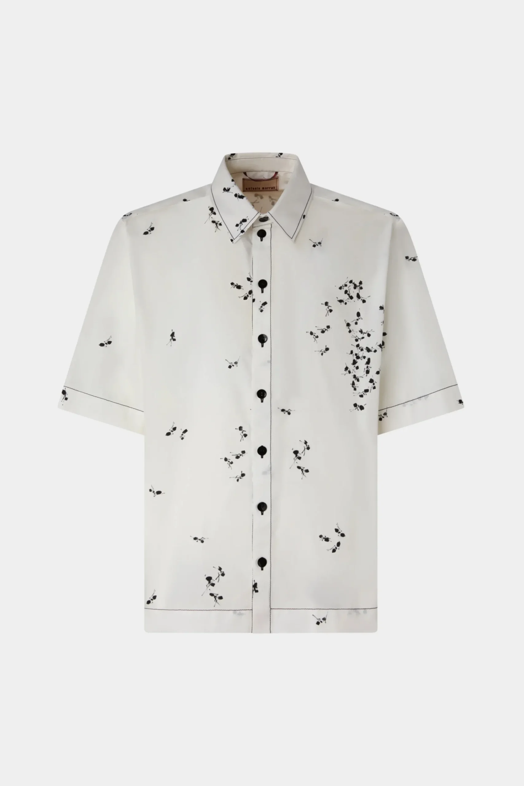 New Camicia con Stampa Formiche Uomo Uomo