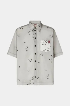 Sale Camicia con Stampa Formiche Uomo Uomo