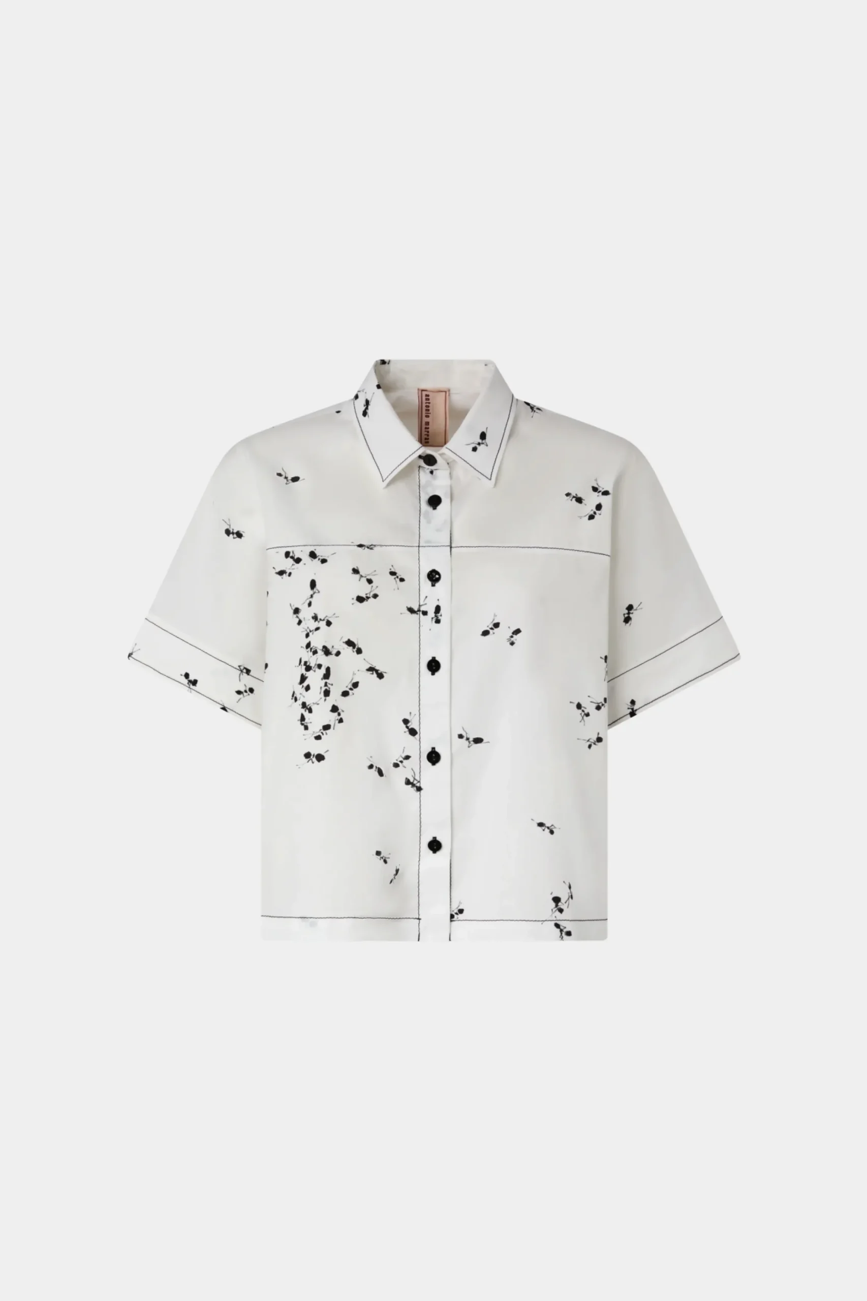 Sale Camicia Corta Stampa Formiche Donna Camicie E Bluse