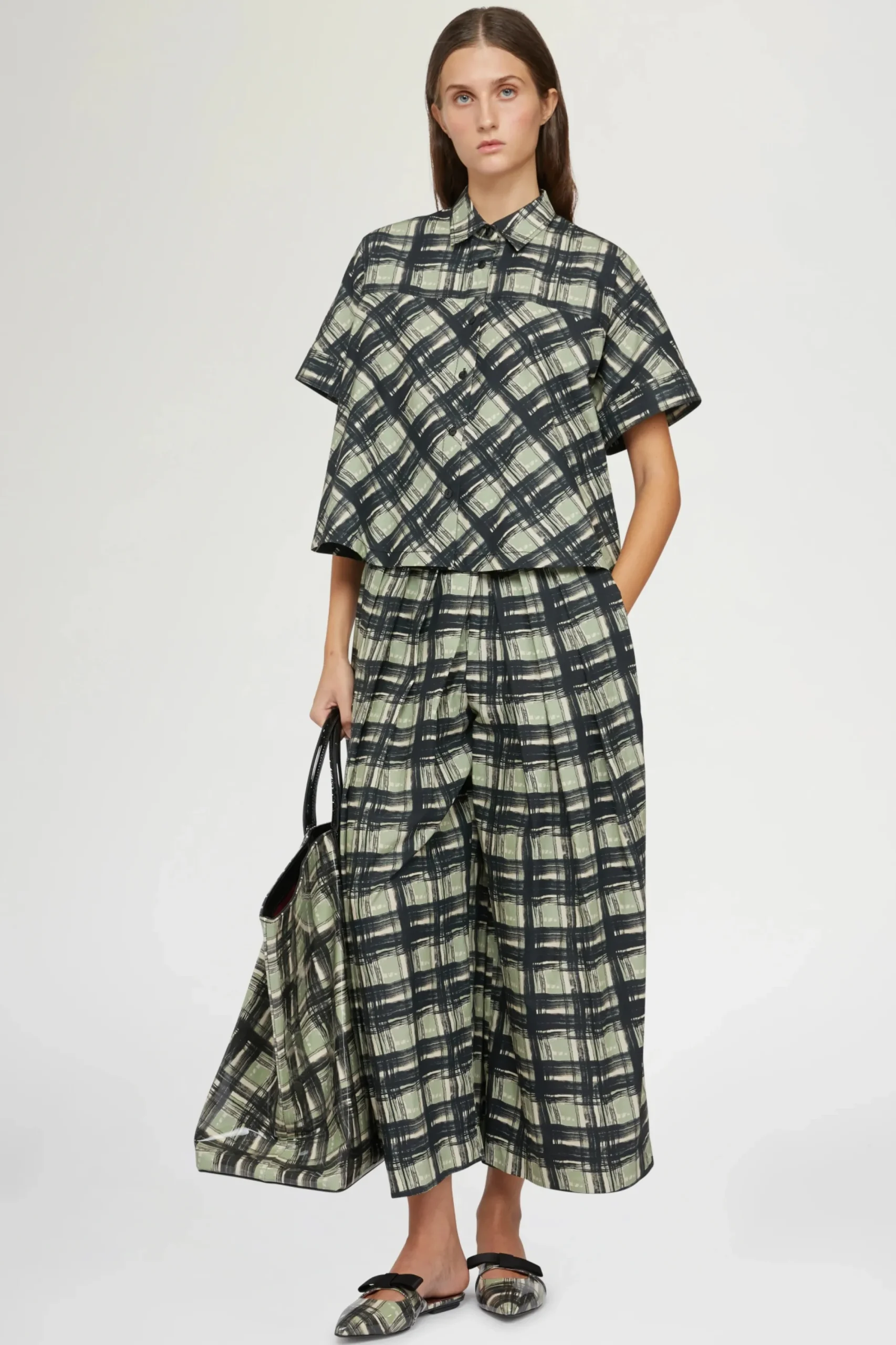 Online Camicia Maniche Corte Quadri Donna Camicie E Bluse
