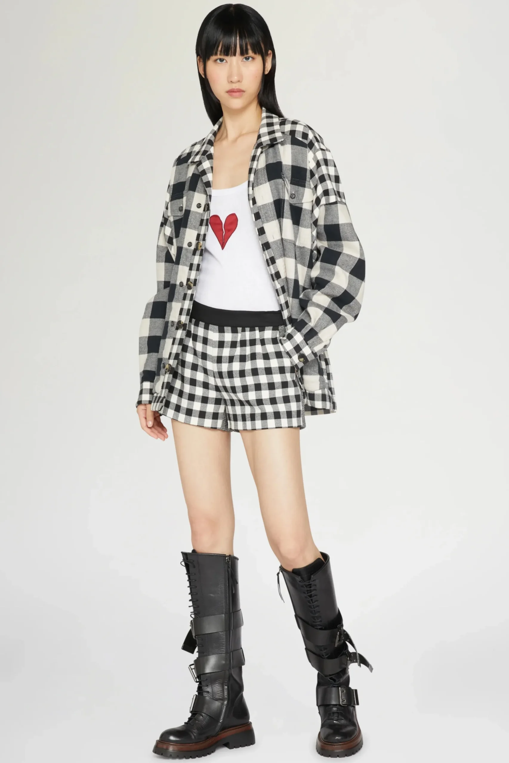 Clearance Canotta Cuore Spezzato Bianca Donna Magliette E Top|Uomo