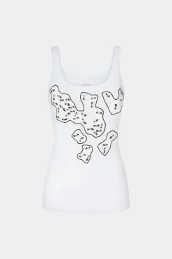 Fashion Canotta Stampa Formiche Donna Magliette E Top
