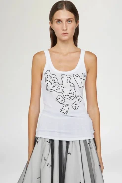 Fashion Canotta Stampa Formiche Donna Magliette E Top