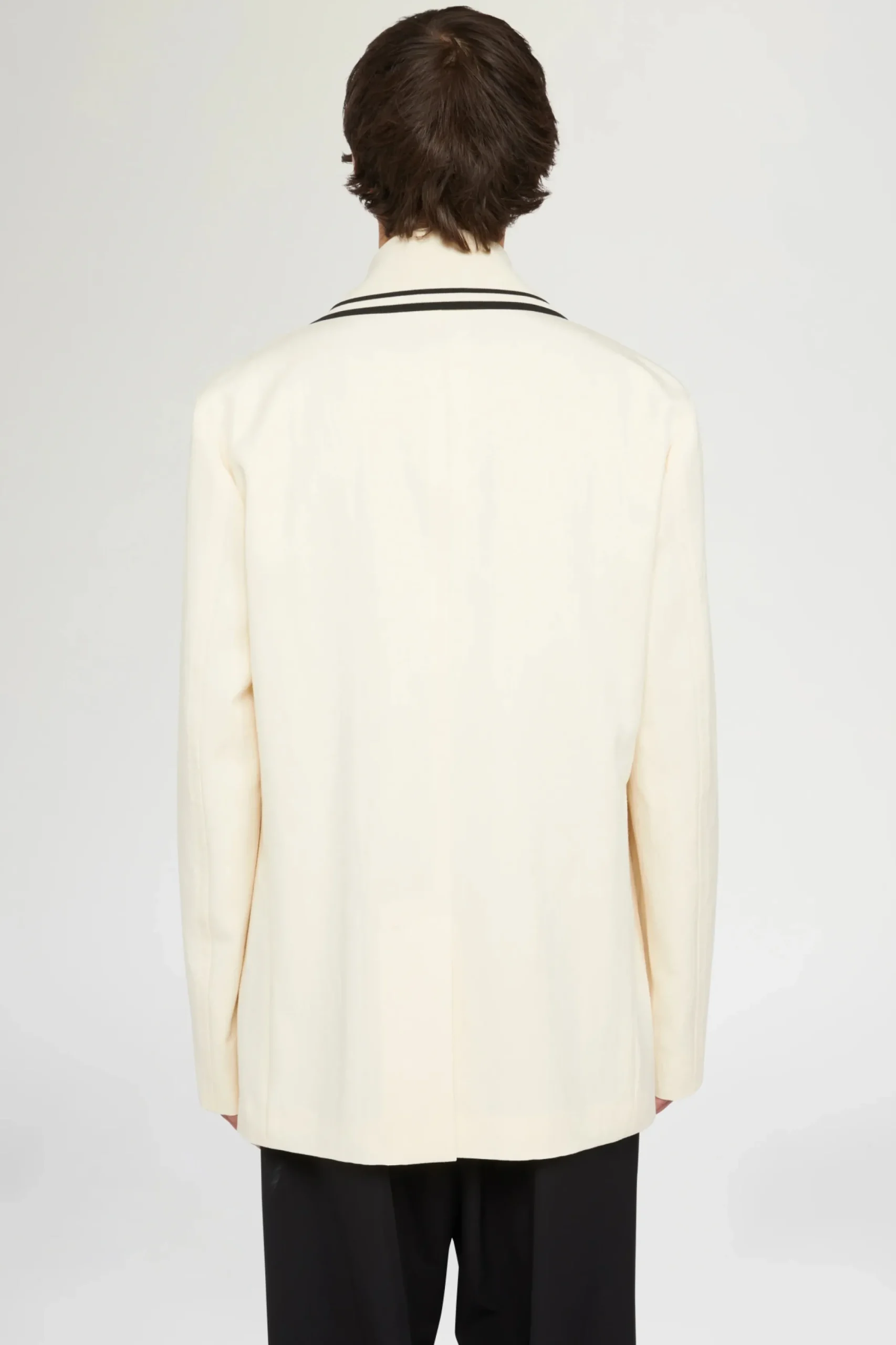 Online Cappotto Doppiopetto Crema Uomo Uomo