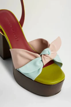 Sale Dana Multicolor con Fiocco Donna Scarpe