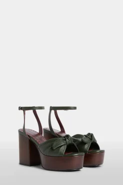 Discount Dana Verdi con Fiocco Donna Scarpe