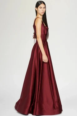 Online Eleonora Bordeaux Donna Abiti