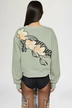 Hot Felpa Ibiscus Patchworks Donna Magliette E Top