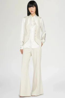 New Genziana Ivory Donna Camicie E Bluse