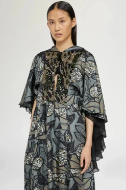 Outlet Maxi Abito Foresta Tropicale Donna Abiti