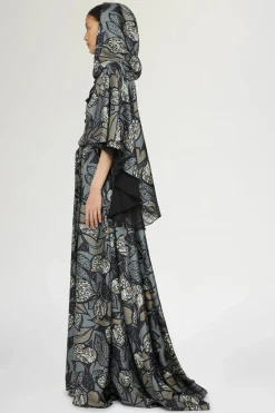 Outlet Maxi Abito Foresta Tropicale Donna Abiti