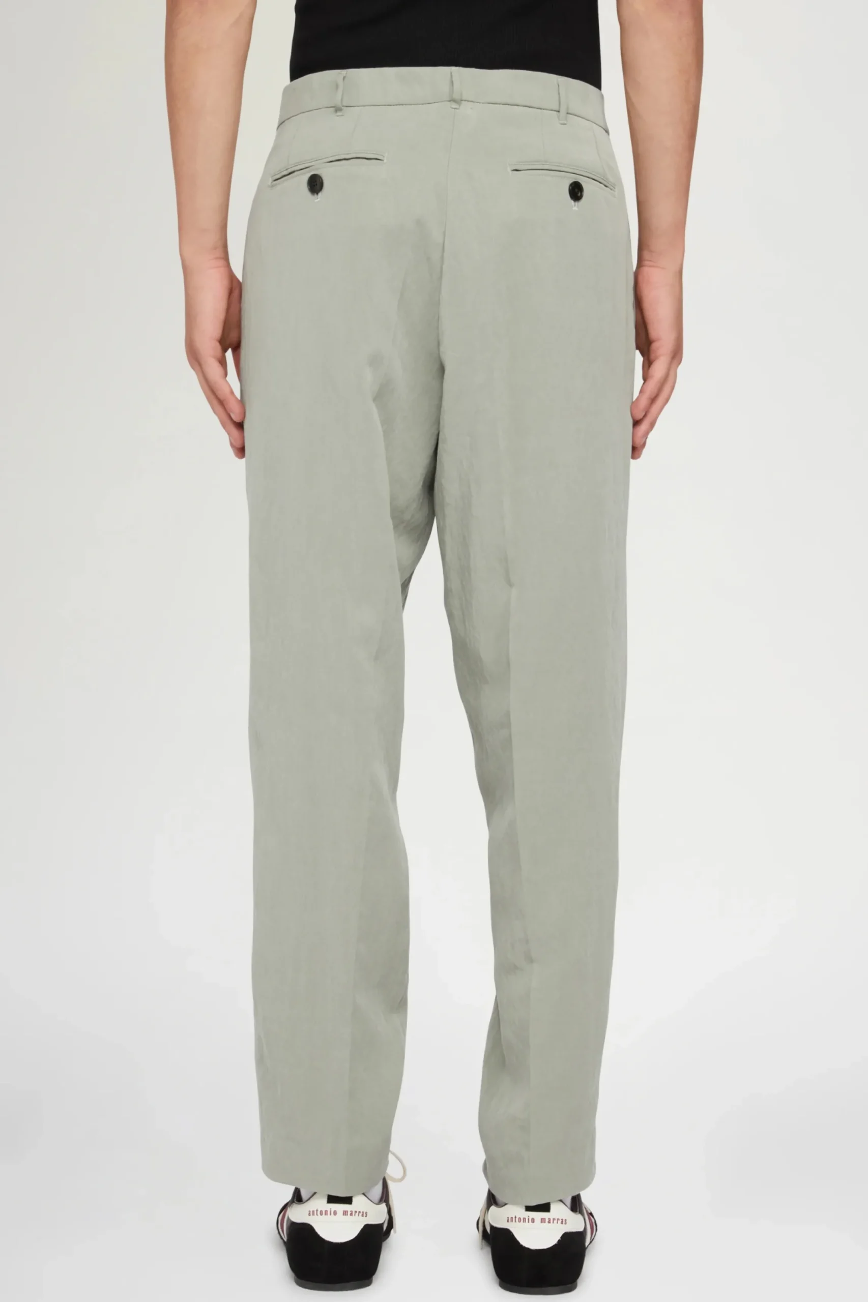 Best Pantaloni Dritti Verde Salvia Uomo Uomo