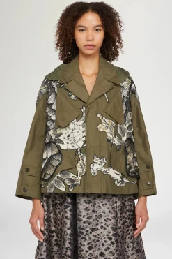 Sale Parka Patchworks Tropical Donna Giacche E Capispalla