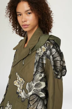 Sale Parka Patchworks Tropical Donna Giacche E Capispalla