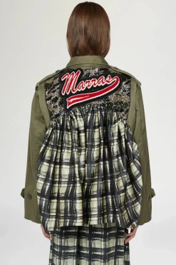 Outlet Parka Quadri Donna Giacche E Capispalla