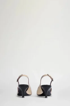 Online Slingback Nere & Ecrù Donna Scarpe