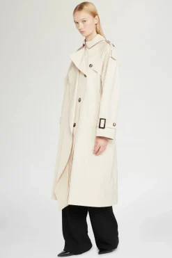 Fashion Trench Beige Donna Giacche E Capispalla