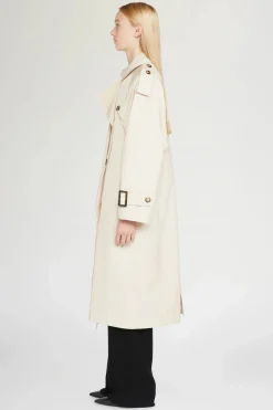 Fashion Trench Beige Donna Giacche E Capispalla