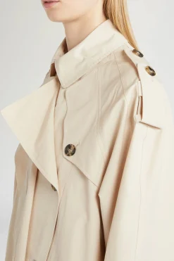 Fashion Trench Beige Donna Giacche E Capispalla