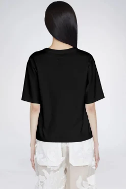 Clearance T-shirt Cuore Nera Donna Magliette E Top