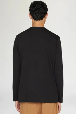 Fashion T-shirt Cuore Spezzato Lunga Nera Uomo Uomo