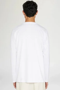 Clearance T-shirt Cuore Spezzato Lunga Bianca Uomo Uomo